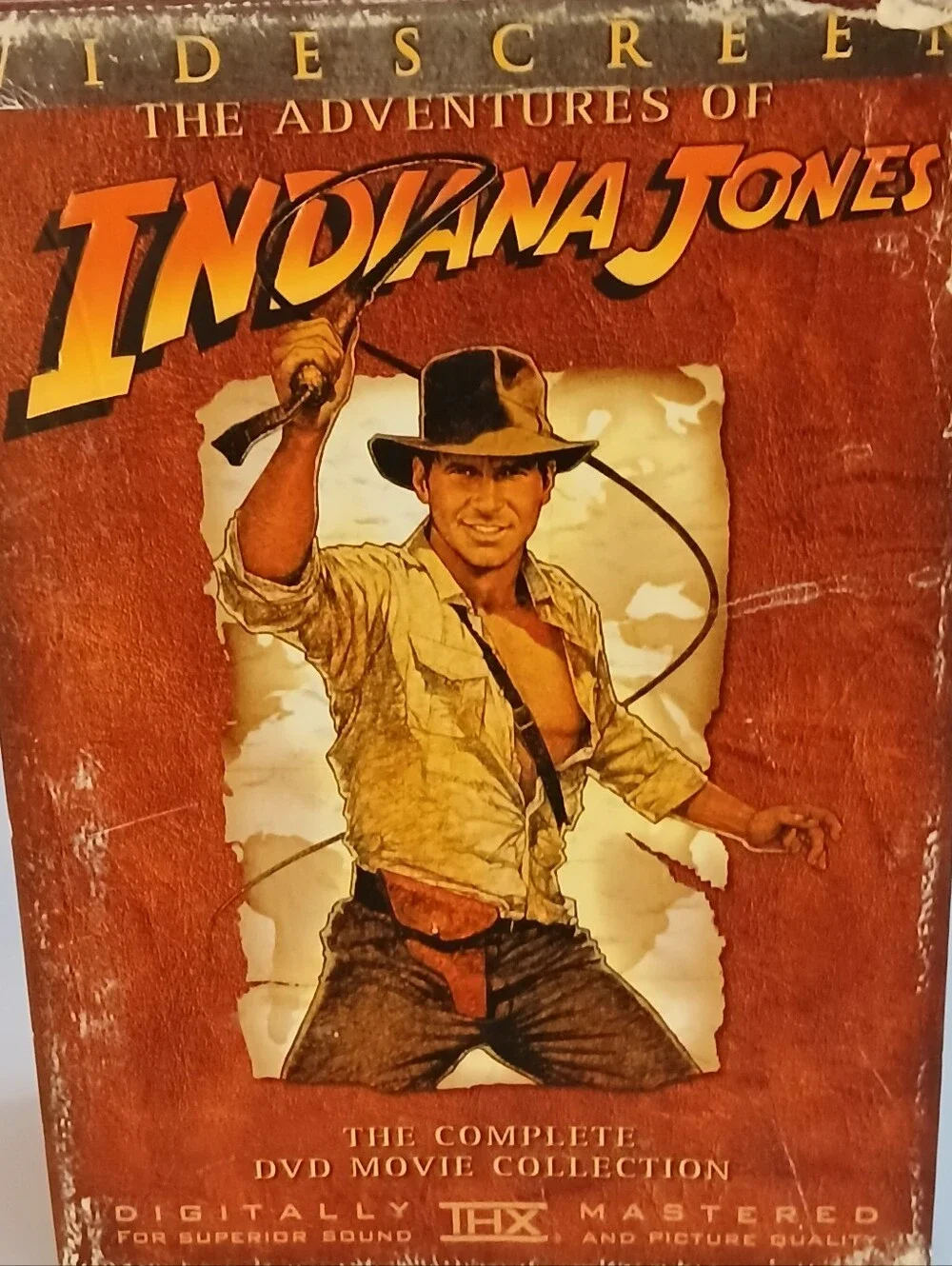 Indiana Jones The Adventures - Rust Brown DVD Movie Collection Widescreen